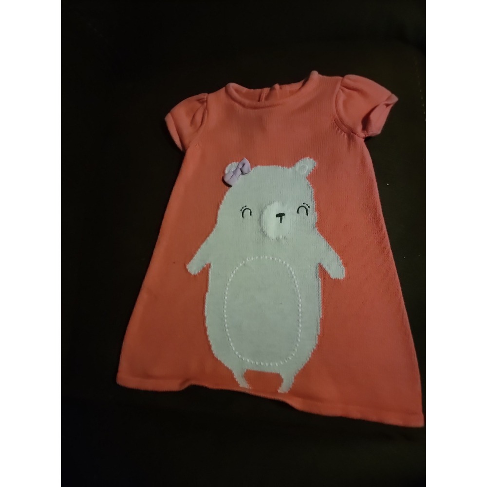 Woodland wonder bear‎ sweater dress size 18 24 months